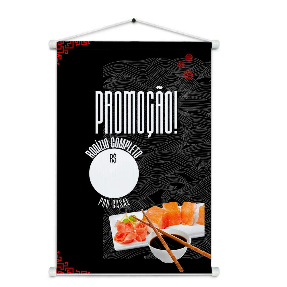 Banner Impresso em Lona - Oriental 019