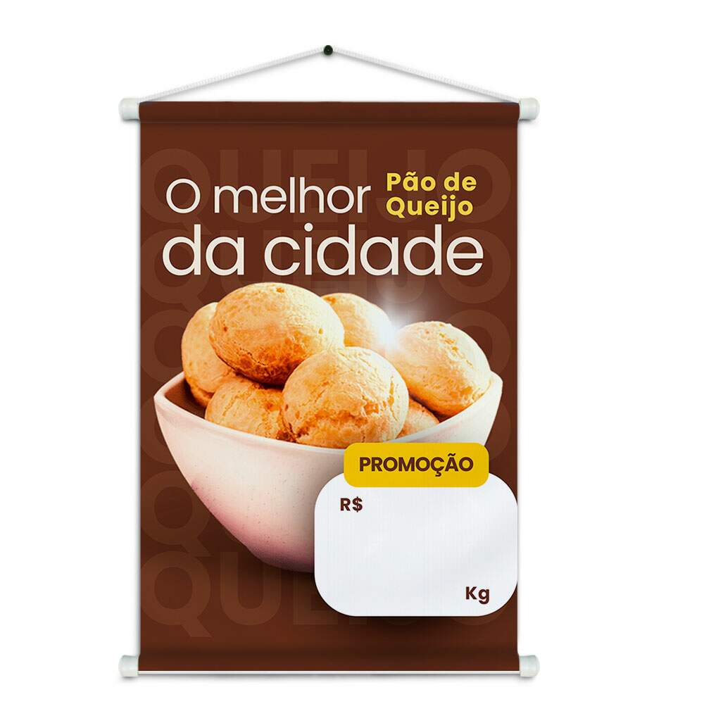 Banner Impresso em Lona - Padaria 010