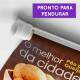 Banner Impresso em Lona - Padaria 010