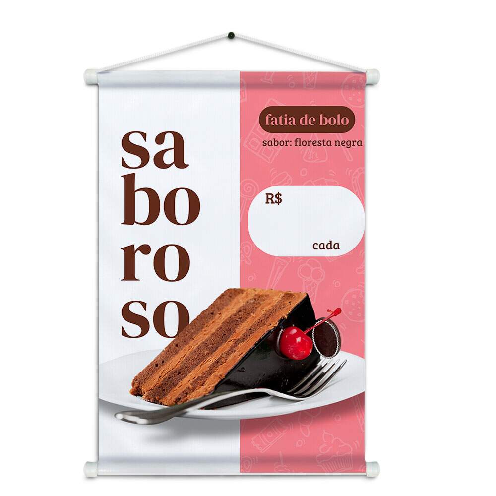 Banner Impresso em Lona - Padaria 012
