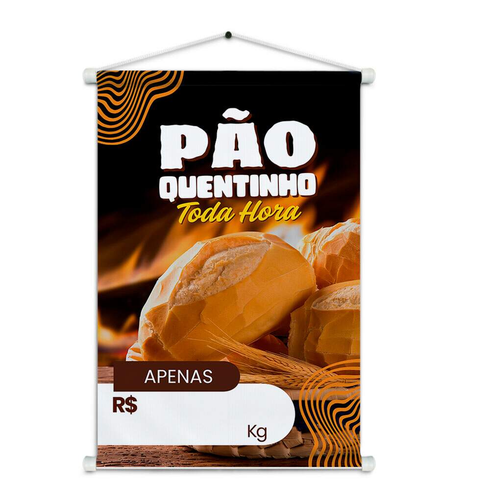 Banner Impresso em Lona - Padaria 016
