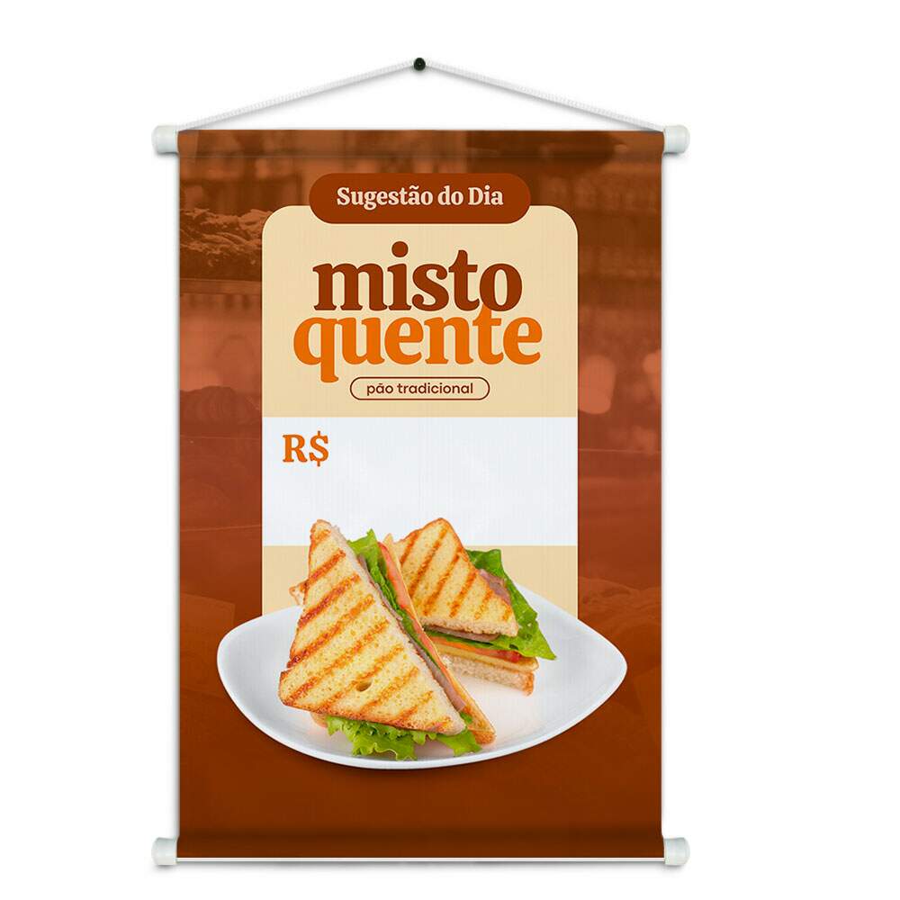 Banner Impresso em Lona - Padaria 017