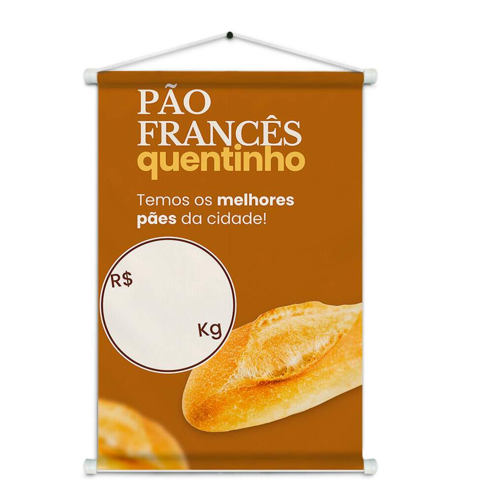 Banner Impresso em Lona - Padaria 019