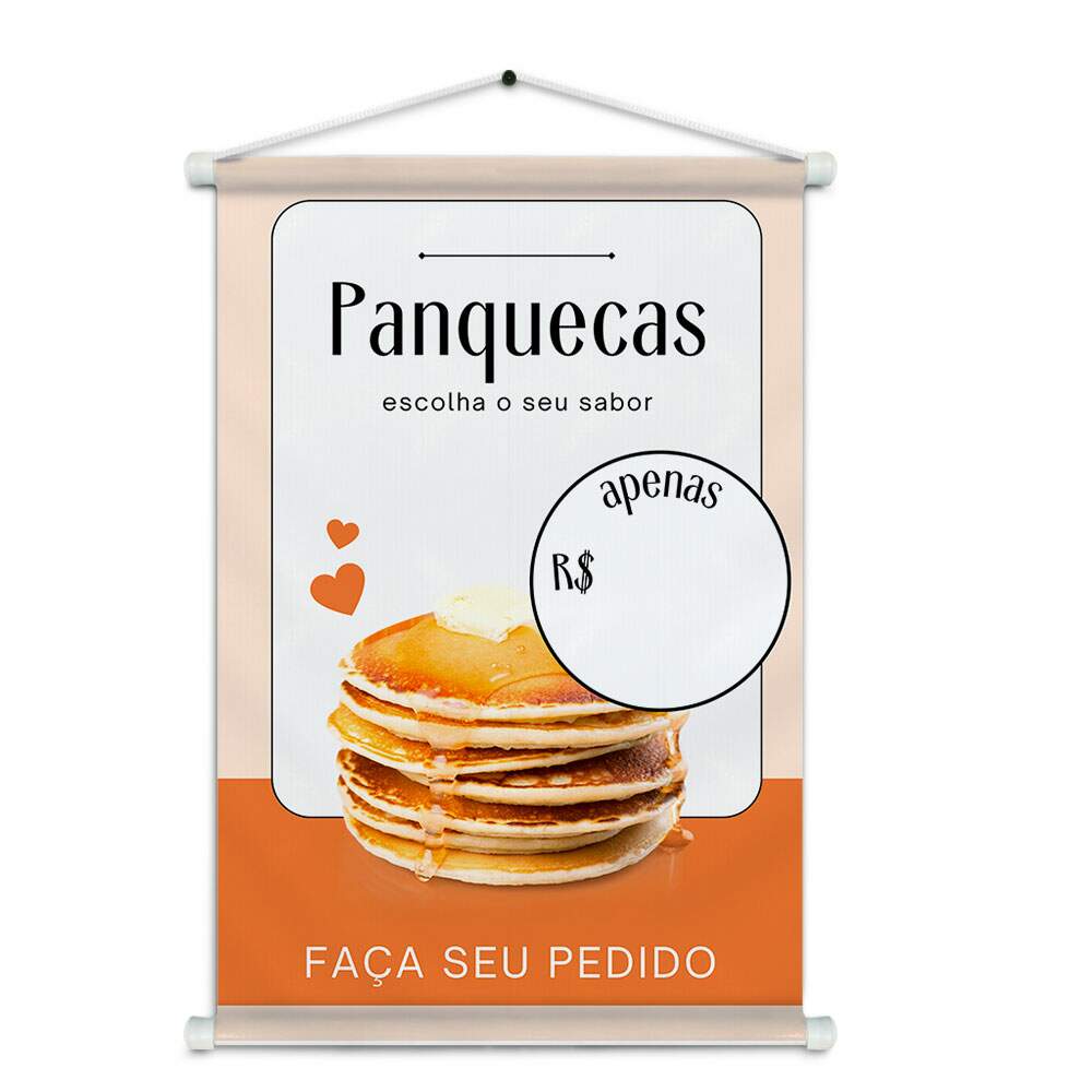 Banner Impresso em Lona - Panquecas 002