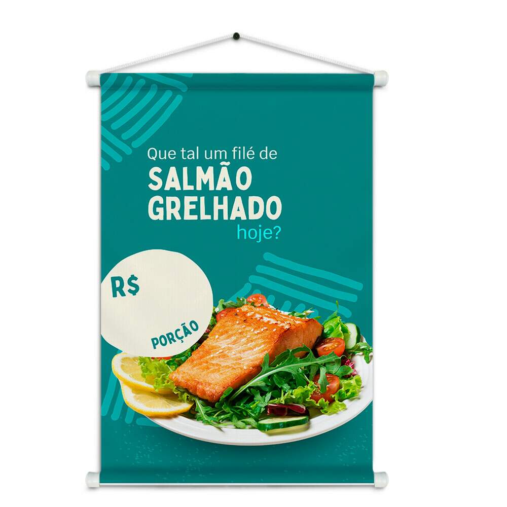 Banner Impresso em Lona - Peixe 006