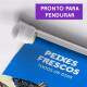 Banner Impresso em Lona - Pescados Fescos 001