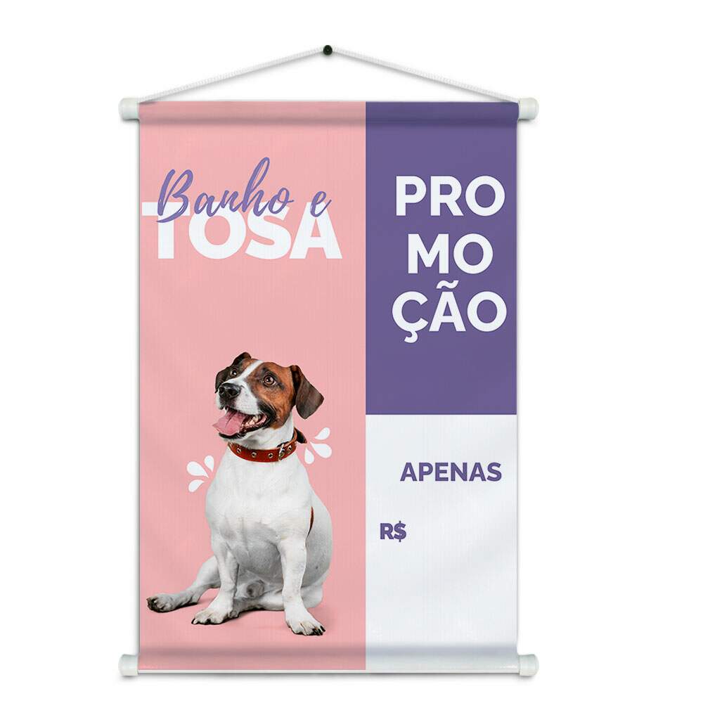 Banner Impresso em Lona - Pet Shop 004