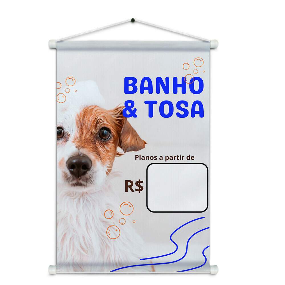 Banner Impresso em Lona - Pet Shop 005