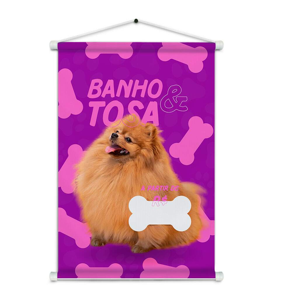 Banner Impresso em Lona - Pet Shop 013