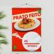 Banner Impresso em Lona - Prato feito 005