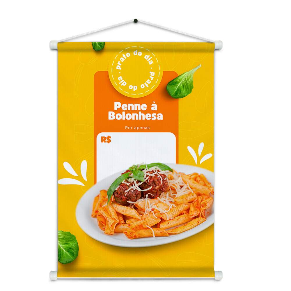 Banner Impresso em Lona - Restaurante Italiano 003