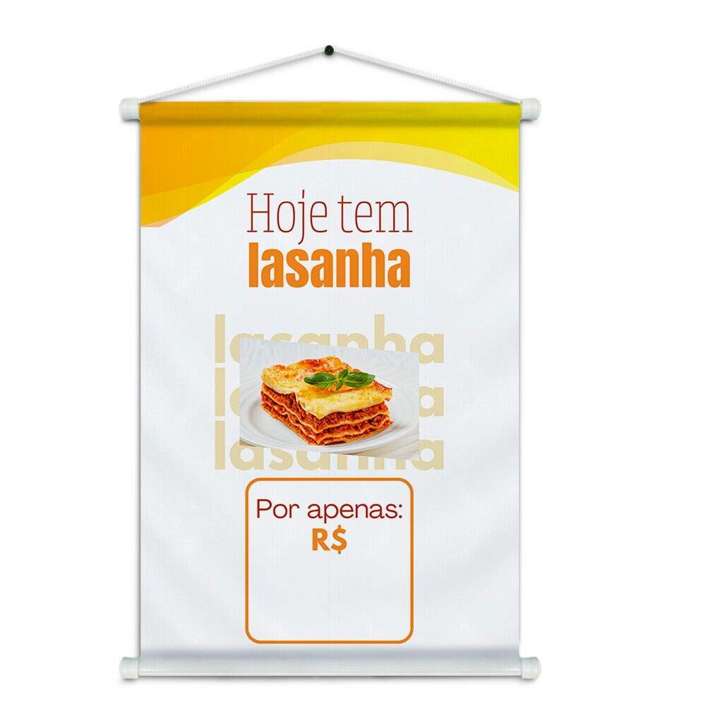 Banner Impresso em Lona - Restaurante Italiano 004