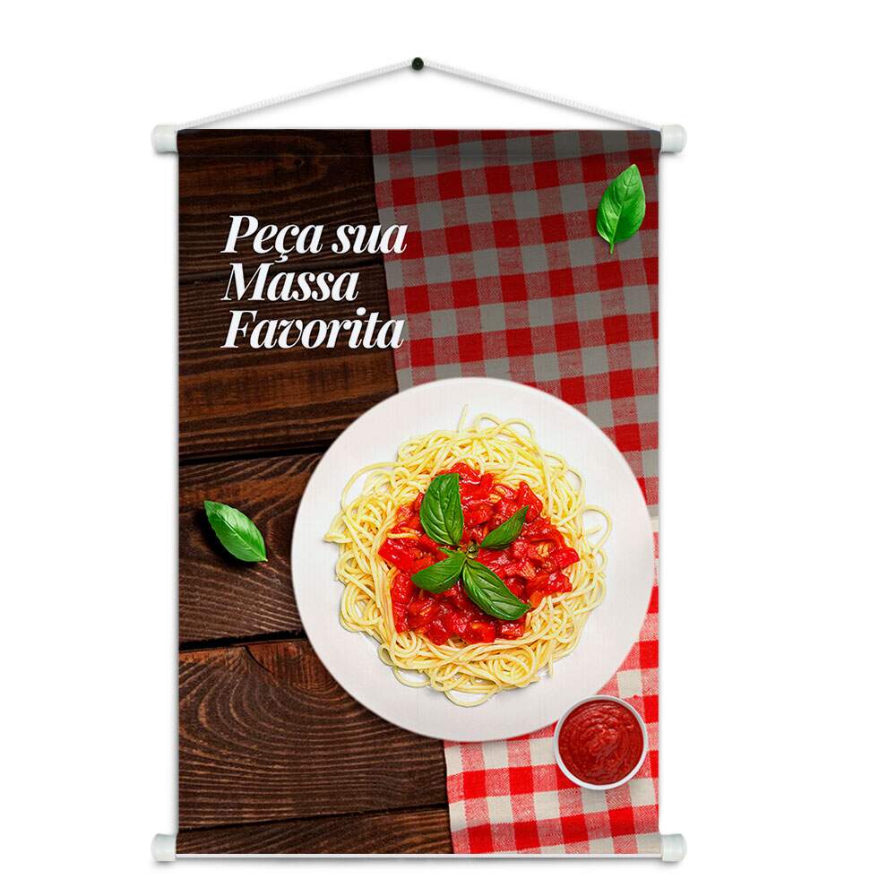 Banner Impresso em Lona - Restaurante Italiano 008