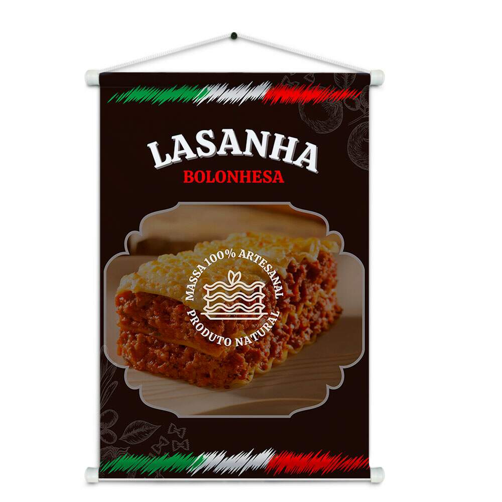 Banner Impresso em Lona - Restaurante Italiano 010
