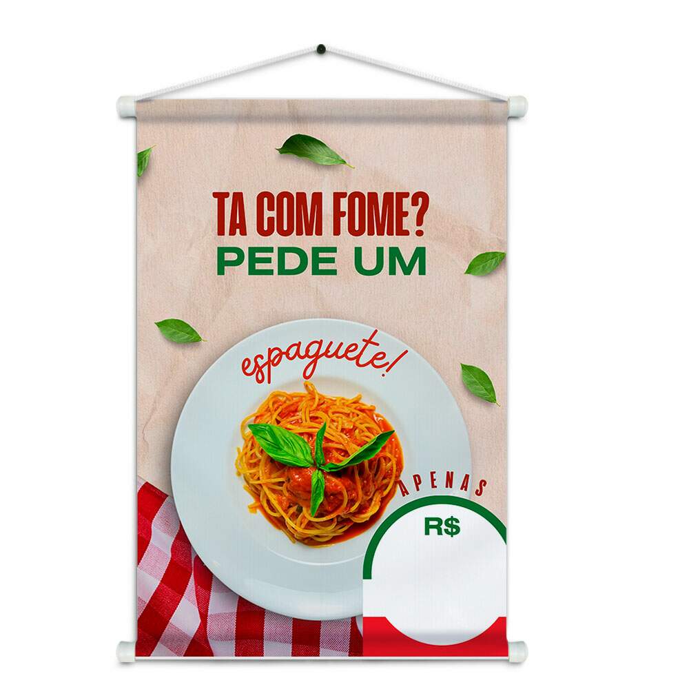 Banner Impresso em Lona - Restaurante Italiano 012