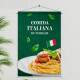 Banner Impresso em Lona - Restaurante Italiano 013