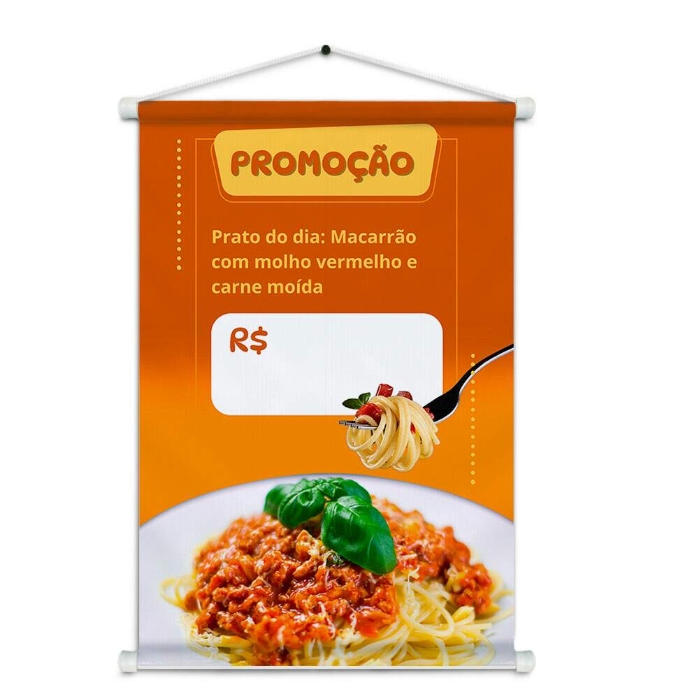 Banner Impresso em Lona - Restaurante Italiano 016