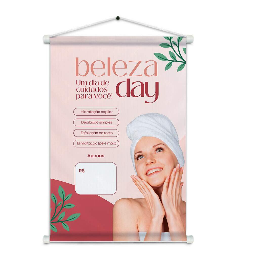 Banner Impresso em Lona - Salo de Beleza 005