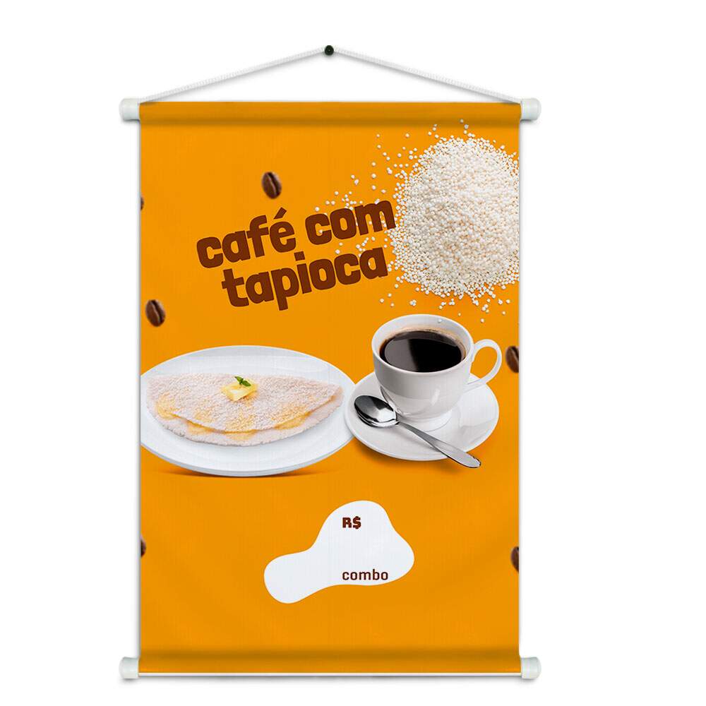Banner Impresso em Lona - Tapioca 001