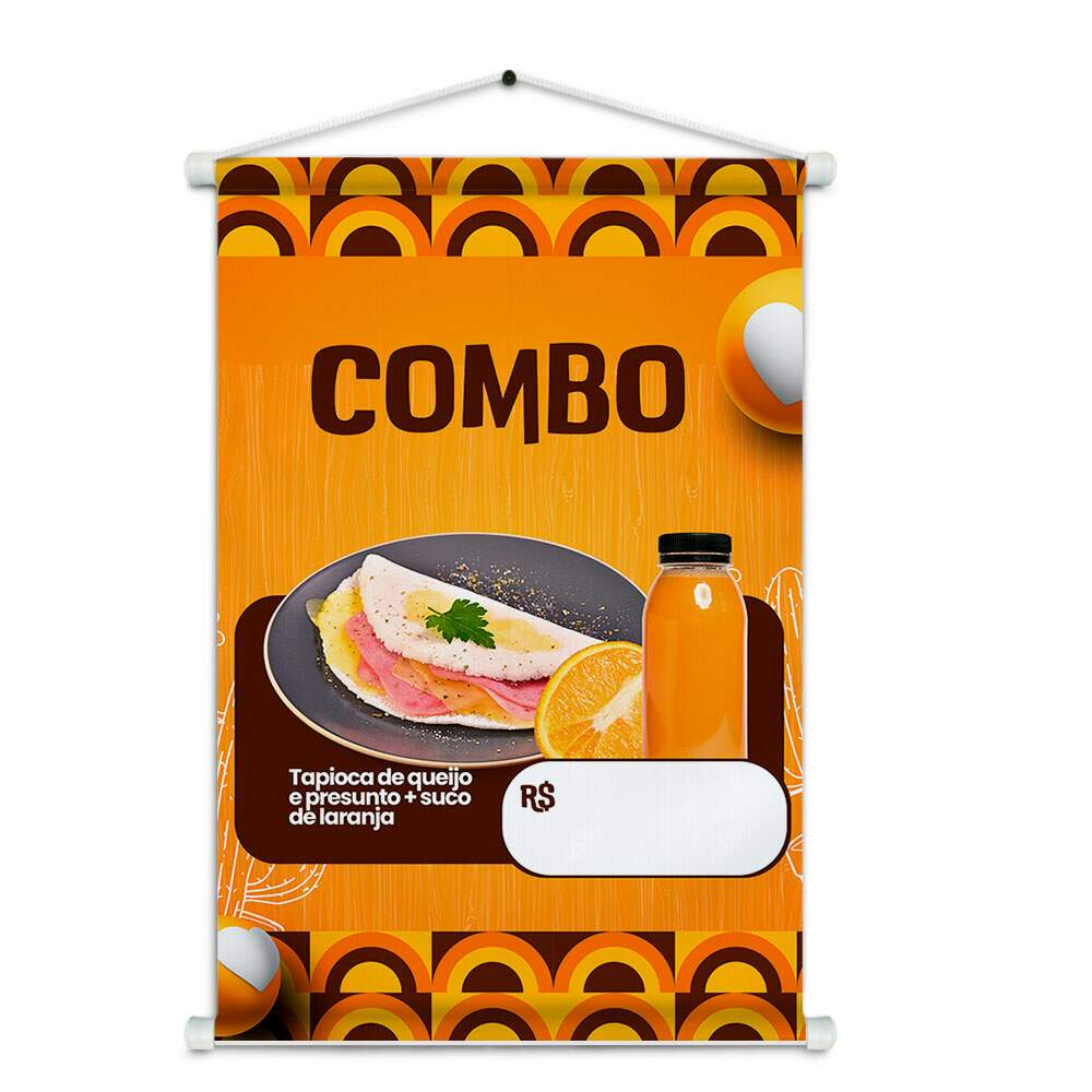 Banner Impresso em Lona - Tapioca 002