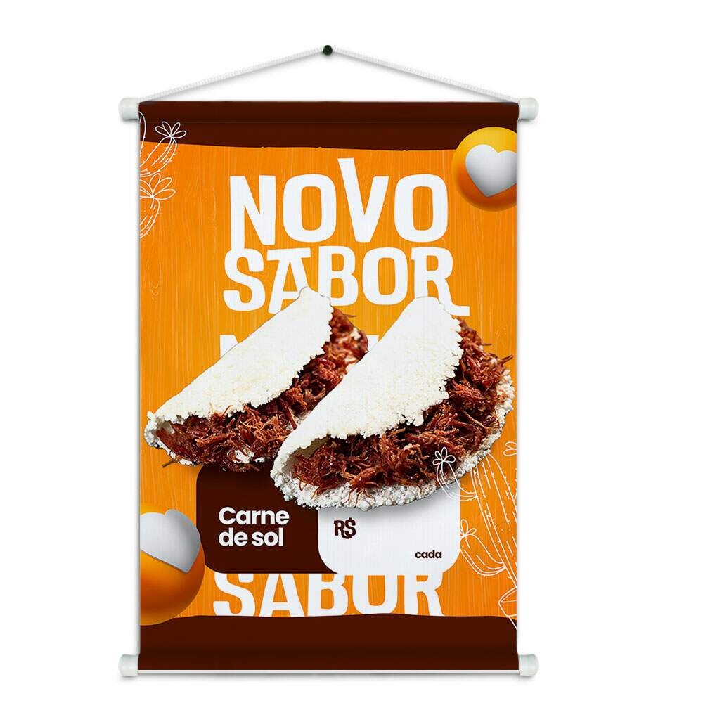 Banner Impresso em Lona - Tapioca 004