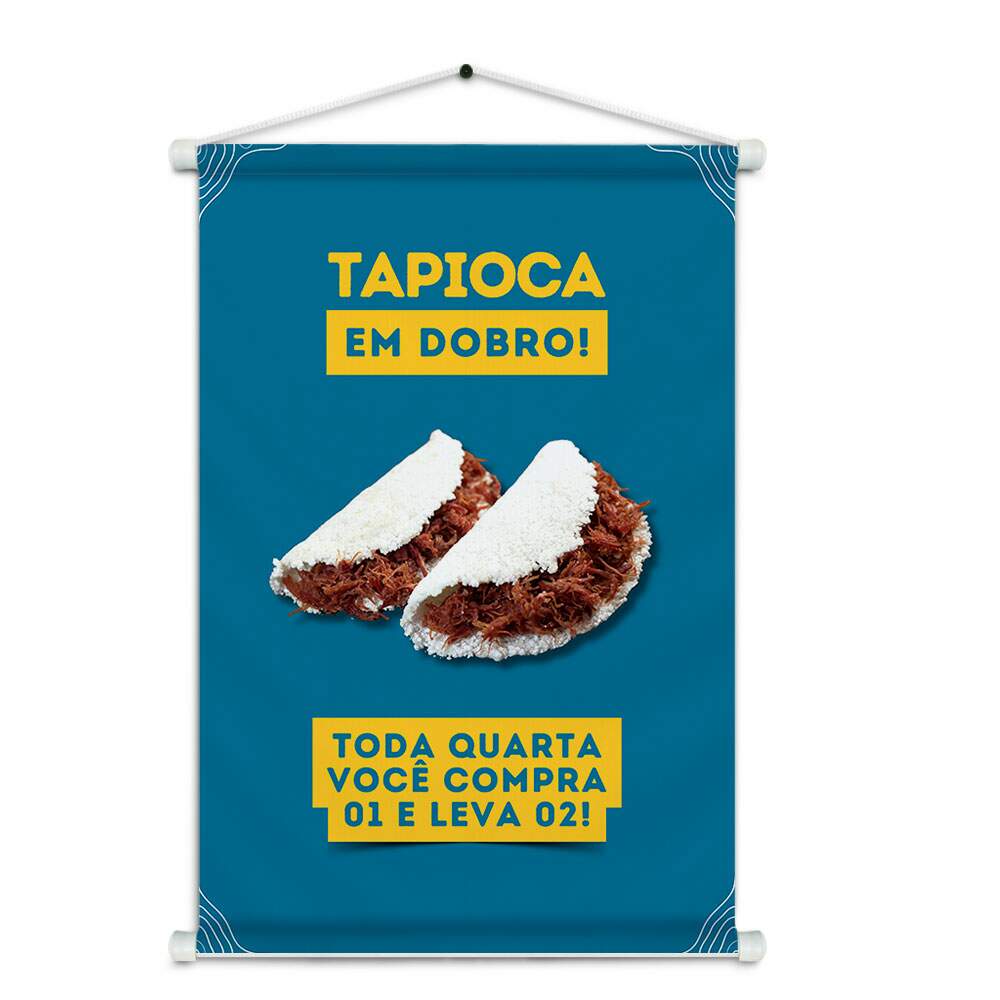 Banner Impresso em Lona - Tapioca 007