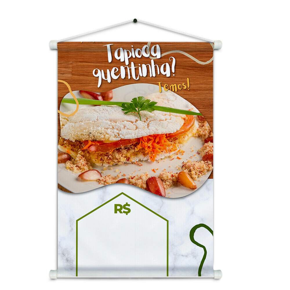 Banner Impresso em Lona - Tapioca 008