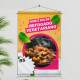 Banner Impresso em Lona - Vegetariano - Vegano 003