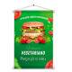 Banner Impresso em Lona - Vegetariano - Vegano 010