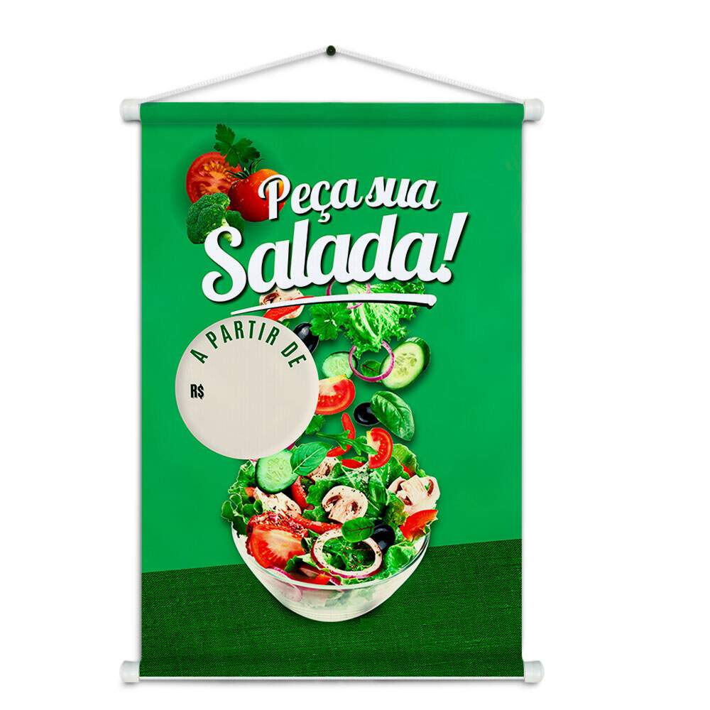 Banner Impresso em Lona - Vegetariano - Vegano 012