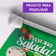 Banner Impresso em Lona - Vegetariano - Vegano 012