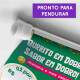Banner Impresso em Lona Comida mexicana - Burrito em Dobro
