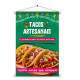 Banner Impresso em Lona Comida mexicana - Tacos Artesanais