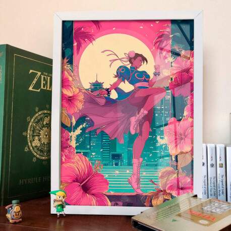 Quadro Decorativo Chun Li Street Fighter