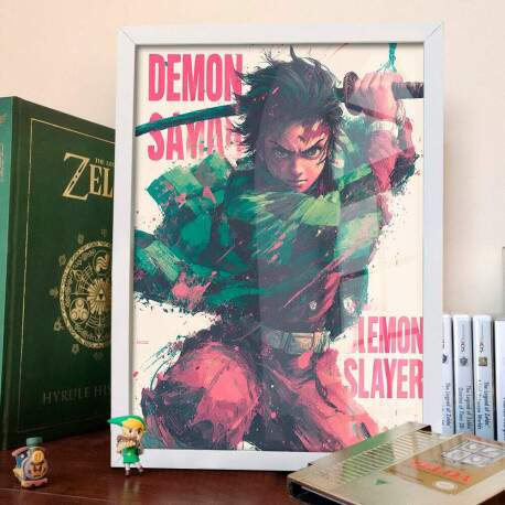 Quadro Decorativo Demon Slayer Tanjiro 