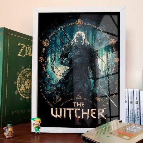Quadro Decorativo Geralt The Witcher