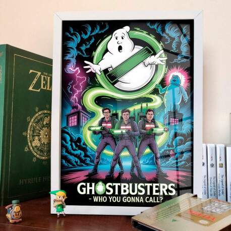 Quadro Decorativo Os Caas Fantasmas Ghostbusters