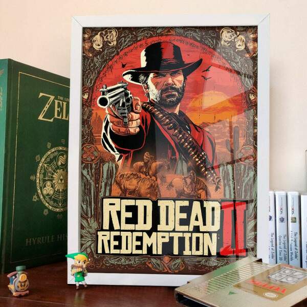 Quadro Decorativo Red Dead 2