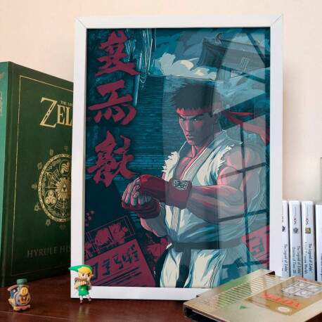 Quadro Decorativo Ryu Street Fighter