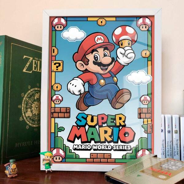 Quadro Decorativo Super Mario
