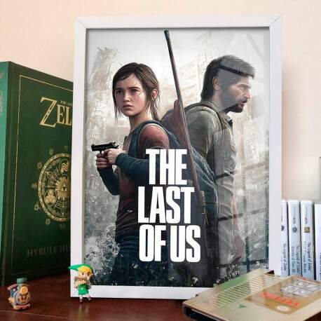Quadro Decorativo The Last Of Us Ellie e Joel