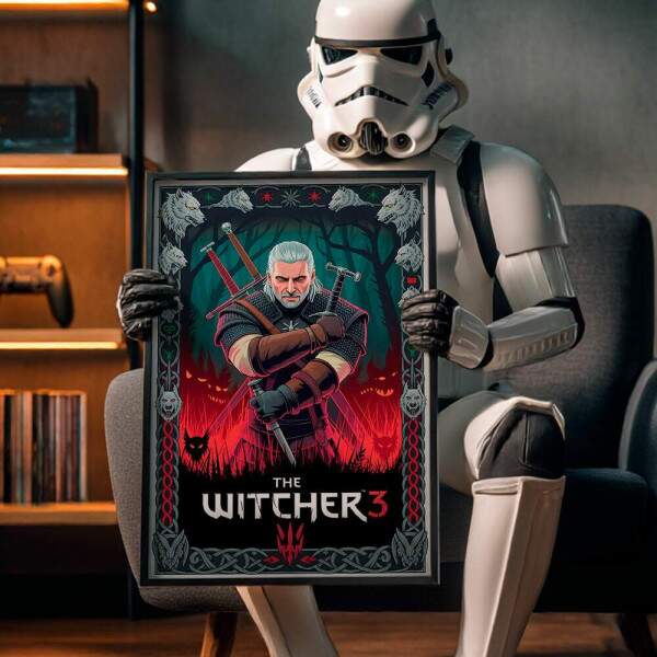 Quadro Decorativo The Witcher 3