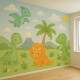 Papel de Parede para Quarto Infantil Dinossauros 3D