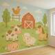 Papel de Parede para Quarto Infantil Fazendinha MP