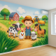 Papel de Parede para Quarto Infantil Fazendeiro e Fazendinha MP