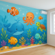 Papel de Parede para Quarto Infantil Fundo do Mar MP