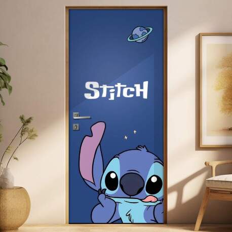 Adesivo para Porta Infantil Stitch