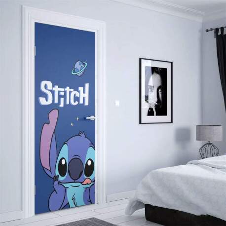Adesivo para Porta Infantil Stitch