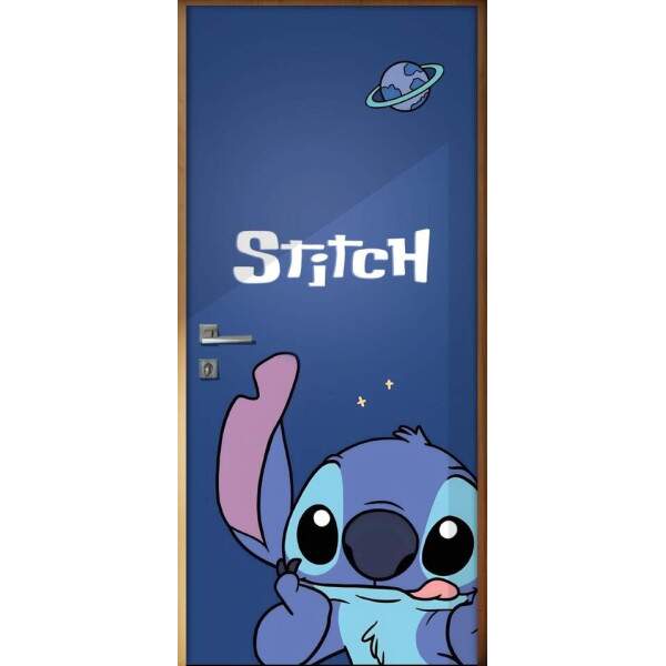 Adesivo para Porta Infantil Stitch