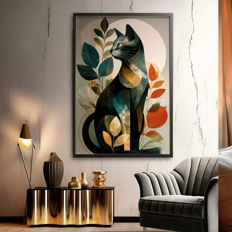 Quadro Decorativo Abstrato Floral